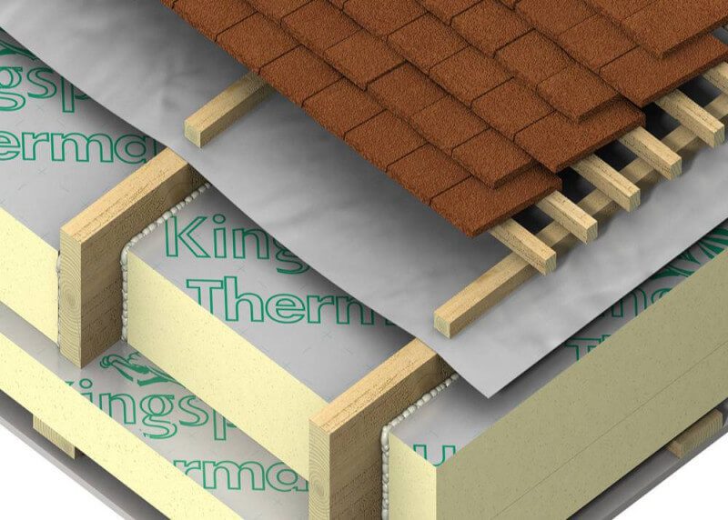 Poliuretano plokštė Kingspan THERMA TP10, su aliuminiu, frezuota, 50mm - Image 2