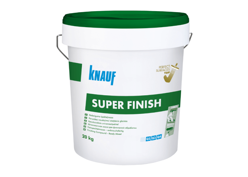 Glaistas Knauf SUPER FINISH LV, universalus, vidaus, iki 2mm, 20-28kg - Image 2