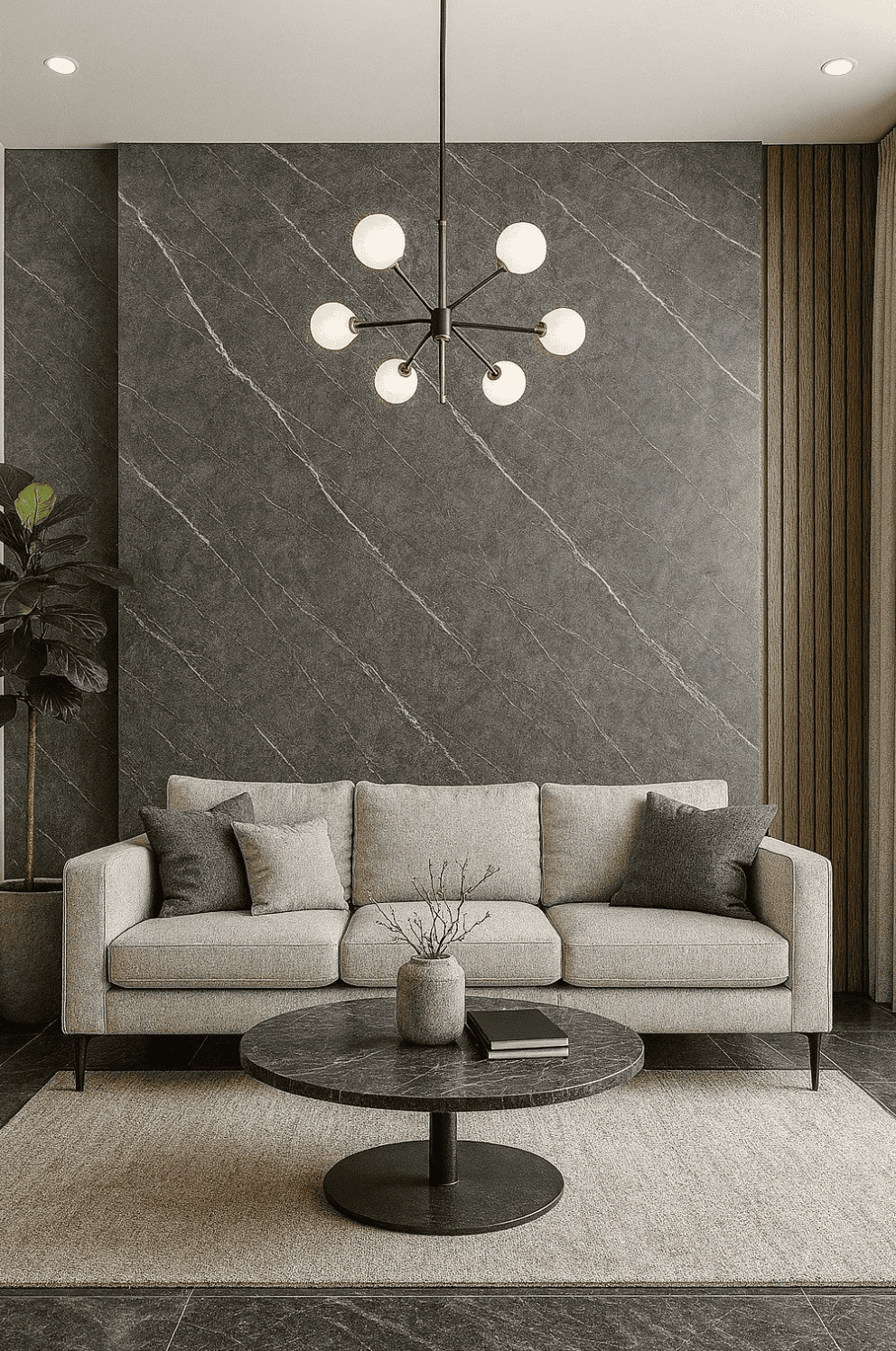 PIETRA GREY PVC sienų plokštė - atspari drėgmei - Image 2